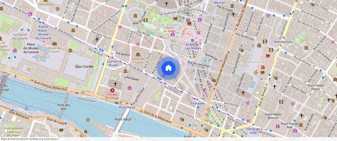 Rue des Bourdonnais, 75001, Paris