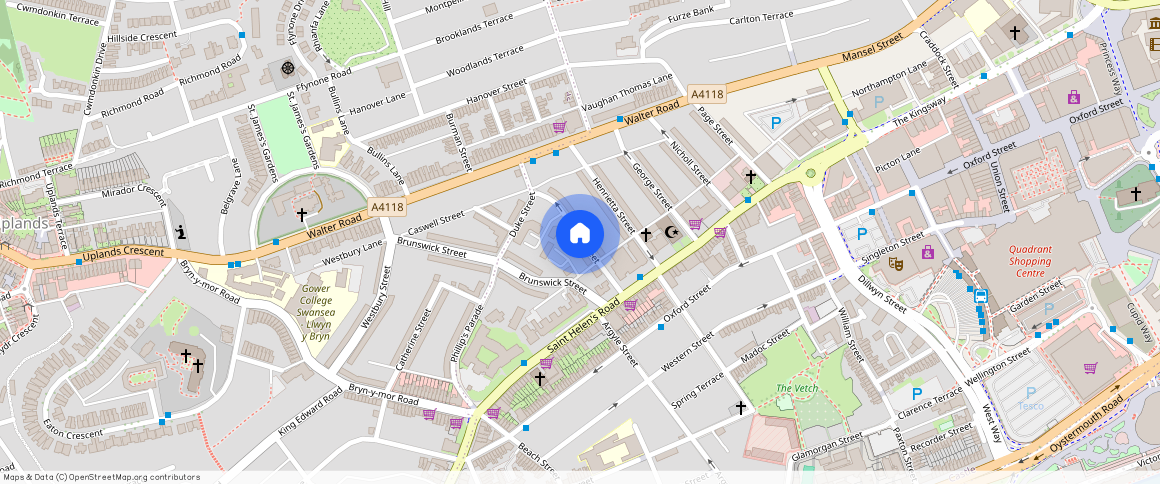 Russell Street, Swansea, SA1