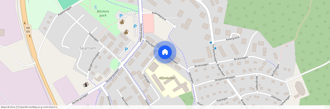 Alfavägen, Fagersta