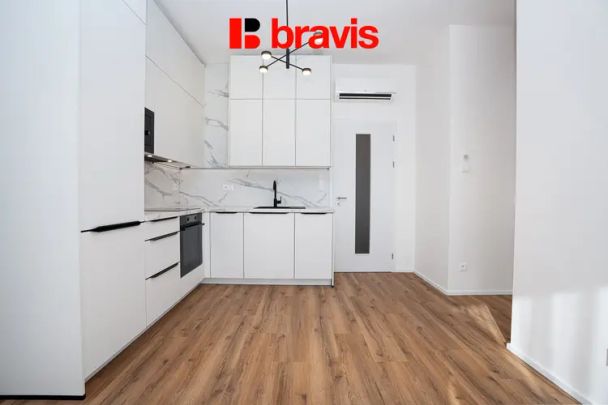 Pronájem bytu 3+kk, Brno - Heršpice, novostavba, částečně zařízené, terasa, ul. Komárovská - Photo 1
