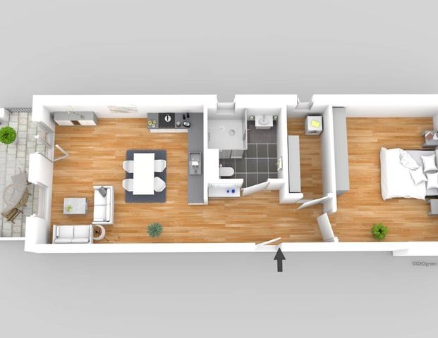 Öffentlich geförderte 2-Zimmer Neubauwohnung - Foto 1