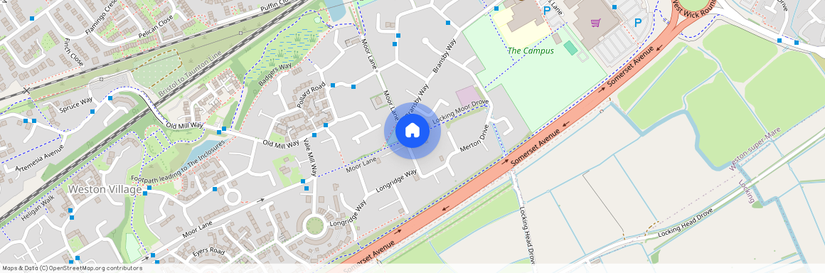 North Somerset, Weston-super-Mare, Locking Castle East