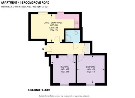 Student Apartment 2 bedroom, Ecclesall Road, Sheffield - Photo 4