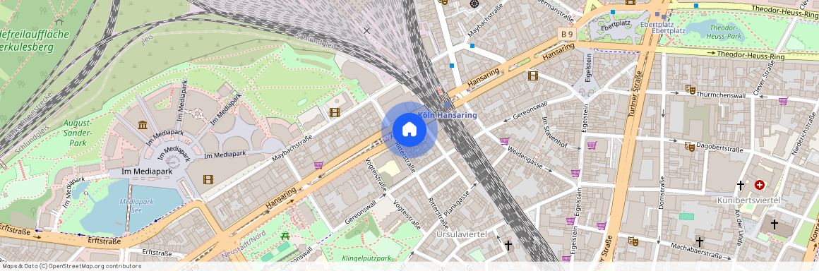 Hansaring 62, 50670 Köln