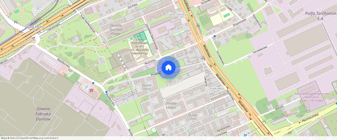 Warszawa, Białołęka, ul., Przaśna