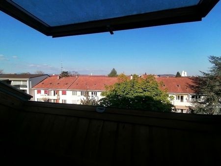 21/2-ROOM ATTIC APARTMENT IN BASEL - ISELIN, FURNISHED, TEMPORARY - Photo 2