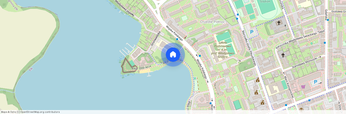 al. 1000-lecia, Ełk, ełcki, warmińsko-mazurskie