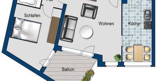 Schöne 2-Zimmer-Wohnung! - Photo 2