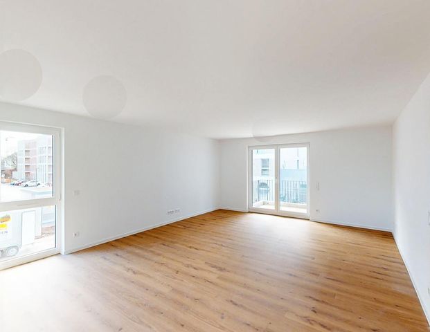 Die Klassische auf der Ecke: Neubauwohnung mit 2 Zimmern und EBK - Foto 1