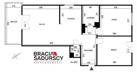 Mieszkanie Kraków Krowodrza powierzchnia 55.0 m² C206-WM-64049 - Zdjęcie 5