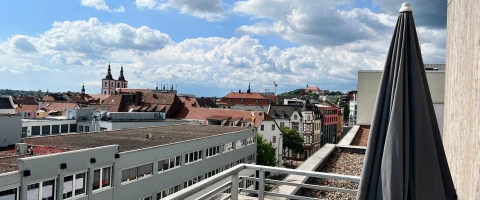 Kleine Penthousewohnung mit Blick über Fulda - Foto 1
