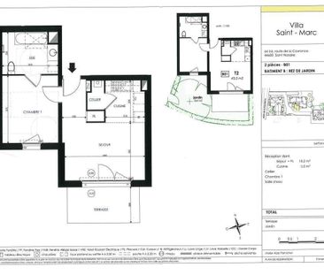 Appartement 2 pièces - - Photo 2