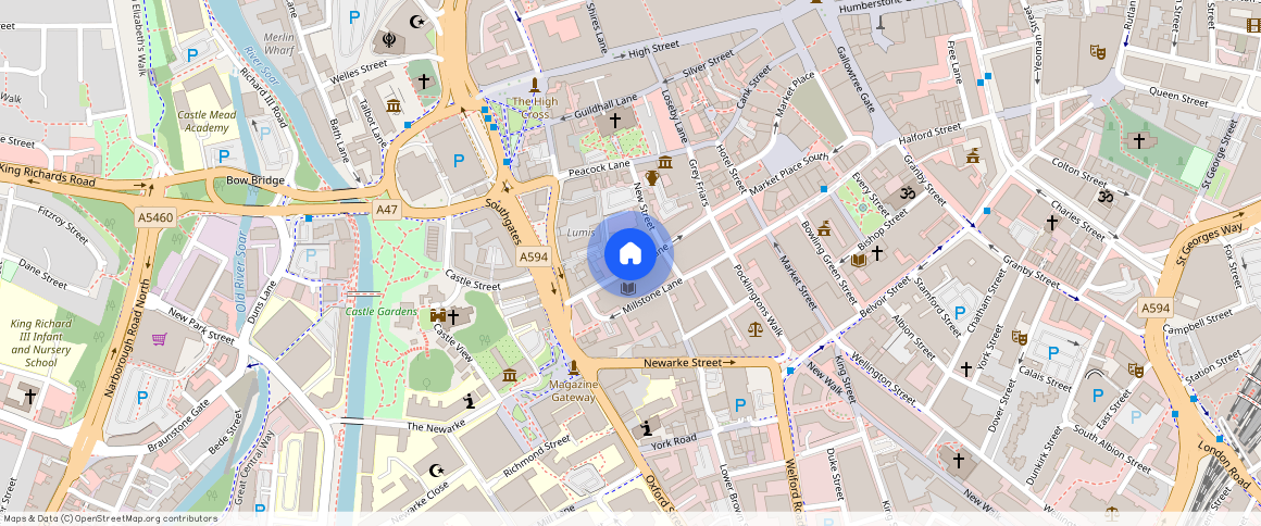 LE1 5NF, City Centre