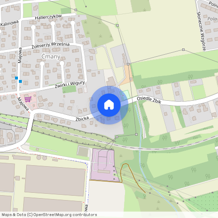 ul. Żbicka, Krzeszowice, Krzeszowice, krakowski, małopolskie