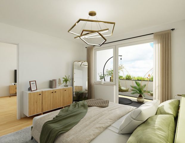 Aufzug / ebenerdige Dusche / Balkon - Foto 1