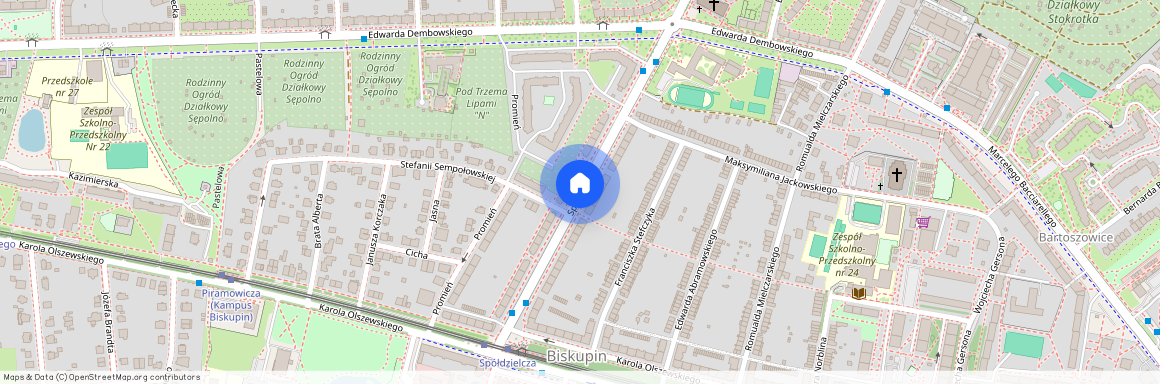 ul. Spółdzielcza, Biskupin, Śródmieście, Wrocław, dolnośląskie