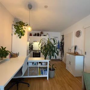 Ab 1.11. - Kaisermühlen: Kompakte, moderne, 1-1/2-Zimmer-Singlewohnung mit ca. 6m² straßenseitiger Loggia - Photo 1