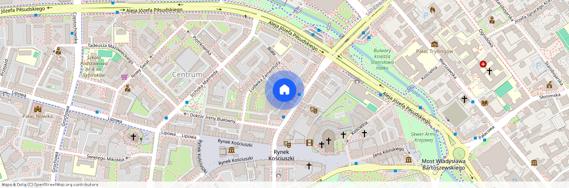 ul. Sienkiewicza 7A, Centrum, Białystok, podlaskie