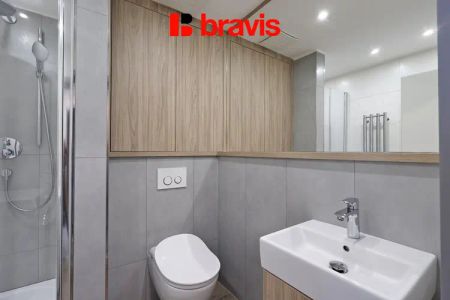 Pronájem bytu 1+kk, ulice Lidická, Brno - střed, zařízený, terasa, sklep - Фото 2