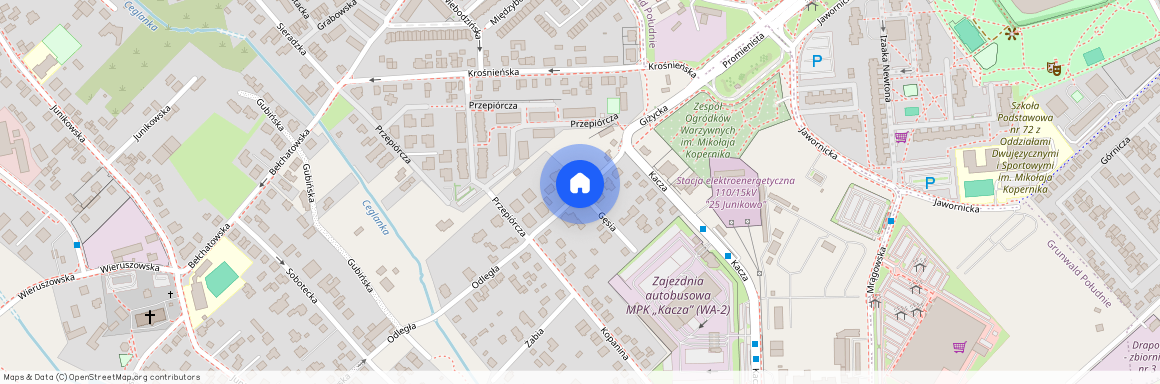 ul. Giżycka, Junikowo, Grunwald, Poznań, wielkopolskie