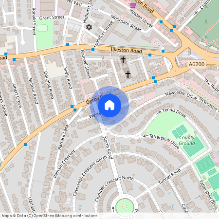 Western Terrace, The Park, Nottingham, Nottinghamshire, NG7