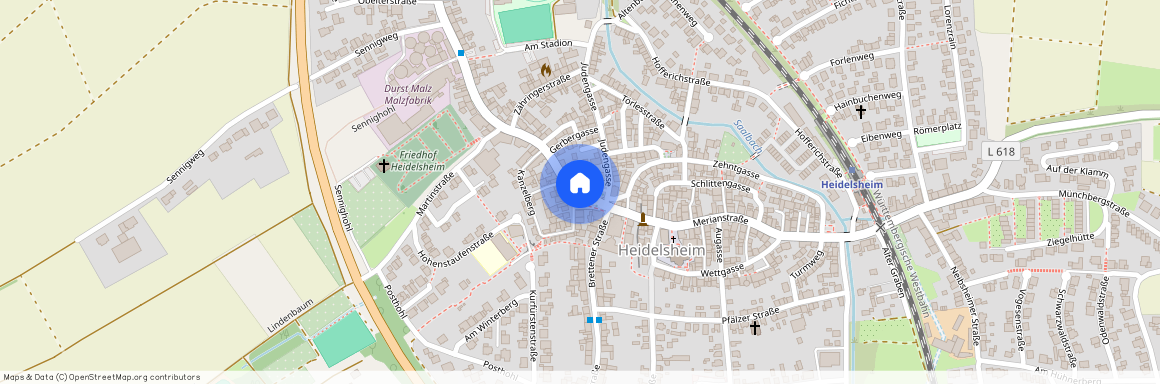 76646, Bruchsal  Heidelsheim