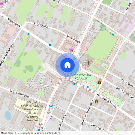 Aleja Jana Pawła II, Radzymin, Radzymin, wołomiński, mazowieckie