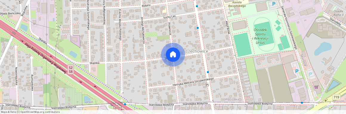 ul. Henryka Melcera-Szczawińskiego, Czechowice, Ursus, Warszawa, mazowieckie