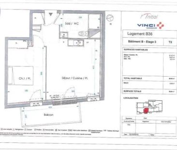 Appartement à louer 2 pièces 39.18m² - Photo 4