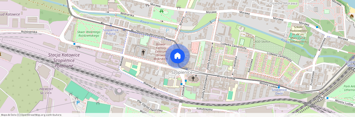 ul. Obrońców Westerplatte, Szopienice-Burowiec, Katowice, śląskie
