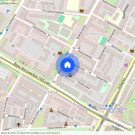 ul. Białobrzeska, Stara Ochota, Ochota, Warszawa, mazowieckie