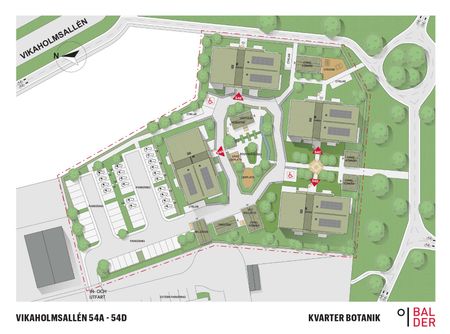 Vikaholmsallén, Växjö - Foto 3