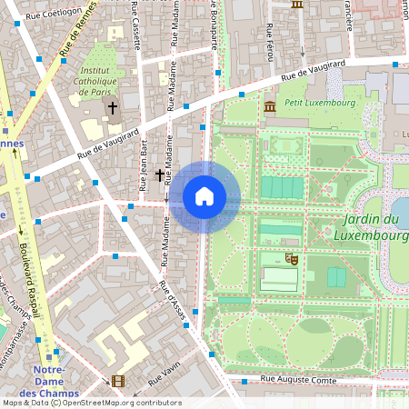 Rue de Fleurus et Rue de Guynemer 75006 Paris (6e arrondissement)