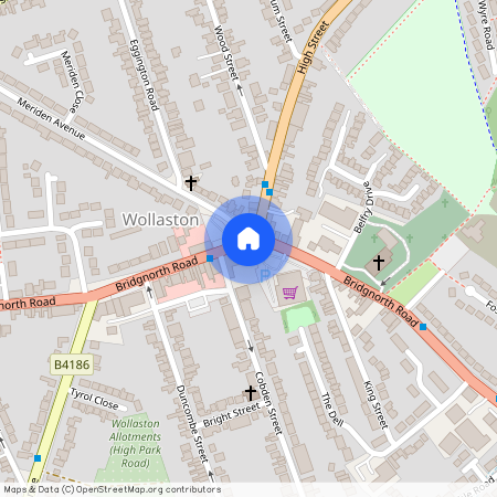 Bridgnorth Road, Wollaston