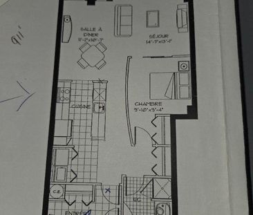 appartement à Louer 3 1/2 - Photo 3
