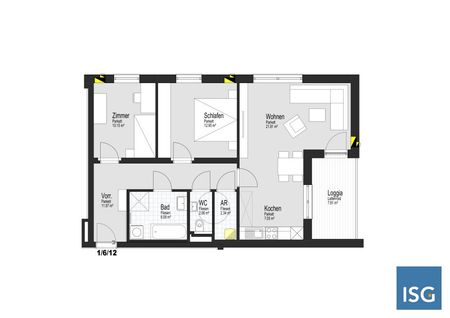 NEUBAU! 3-Zimmer-Mietkauf-Wohnung Top 12 in Geinberg (Eigenmittel erforderlich) - Foto 4