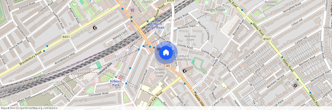 Greville Road, NW6, Kilburn, London, NW6