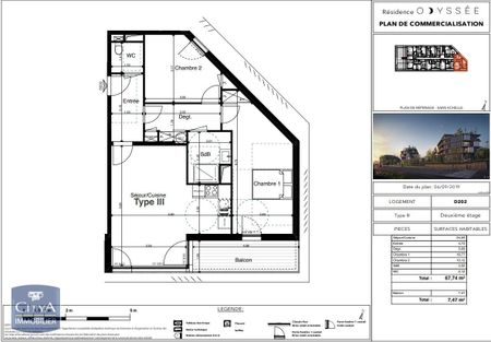 Location Appartement 3 pièces 67m² CHAMBRAY LES TOURS 37170 - Photo 4