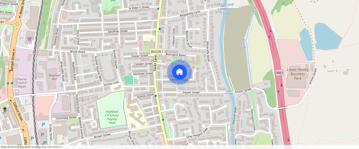 Pennine Road, Chorley