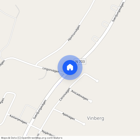 Svenljungavägen, Vinberg