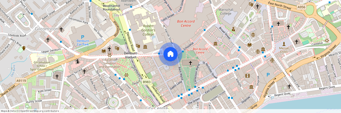 Schoolhill, Aberdeen, First Floor Right, AB10