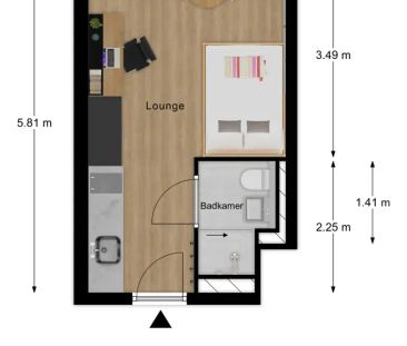 Studio Duboisdomein 50 E100, Maastricht - À louer - Photo 4