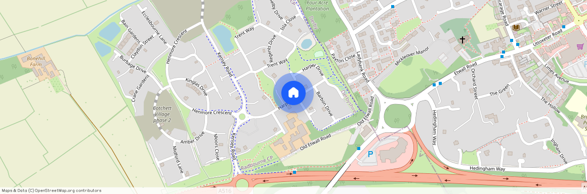 Harper Drive, Mickleover, Derby, Derbyshire, DE3 0AE