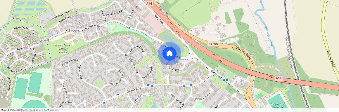 Binyon Close, Stowmarket, IP14