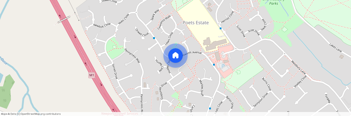 Wordsworth Avenue, Newport Pagnell, Buckinghamshire, MK16