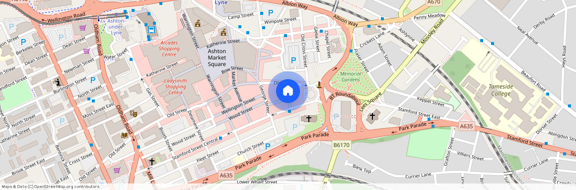 Stamford Arcade, Ashton-Under-Lyne, Greater Manchester, OL6