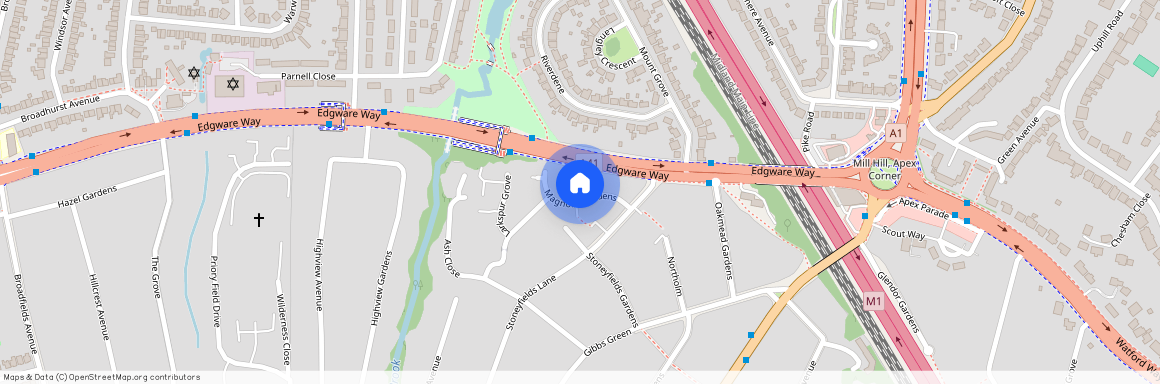 Stunning Bedroom House In Magnolia Gardens, HA8