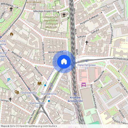 Józefa Dietla, Kraków, Stare Miasto, Stradom