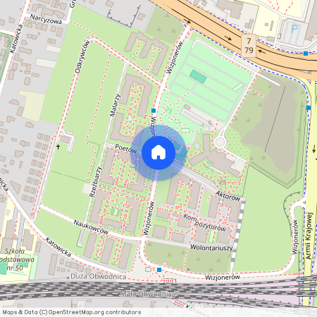 ul. Aktorów, Bronowice Małe, Bronowice, Kraków, małopolskie