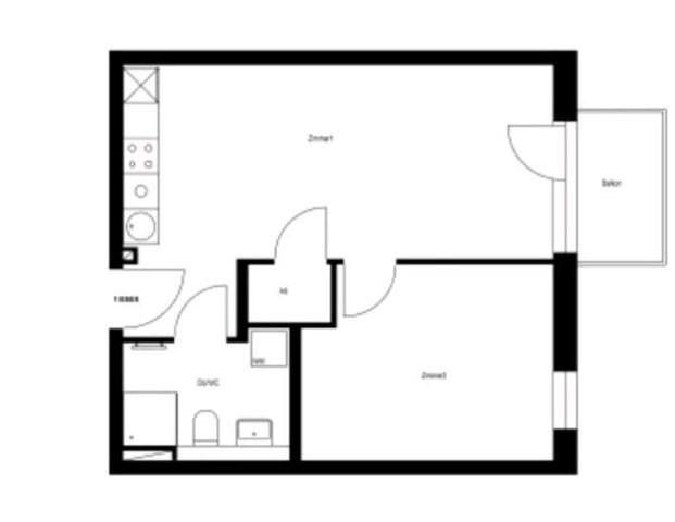 schöne 1,5 Zimmer Wohnung in Herzen von Frankfurt - Foto 1